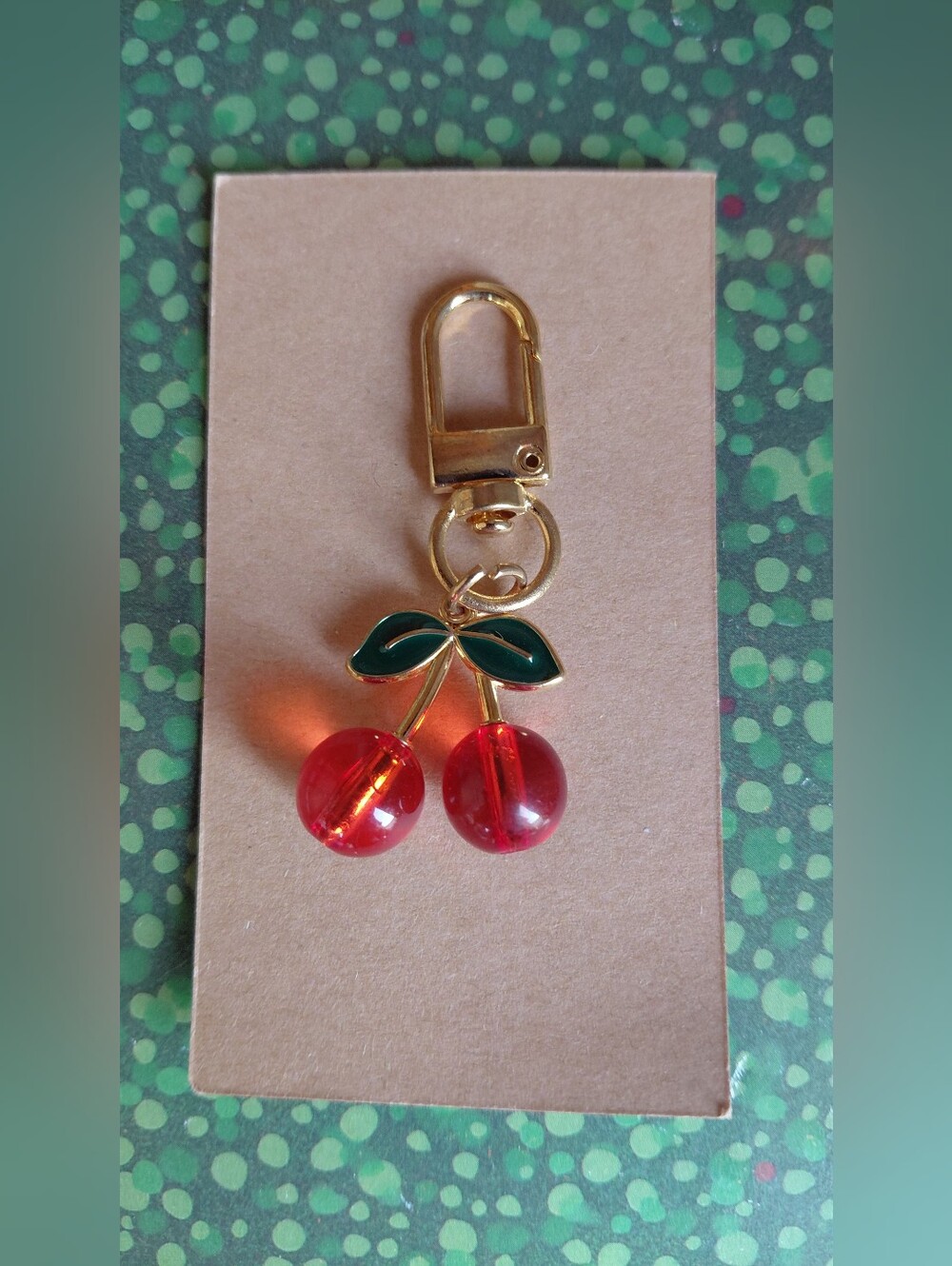 Cherry Bag Charm